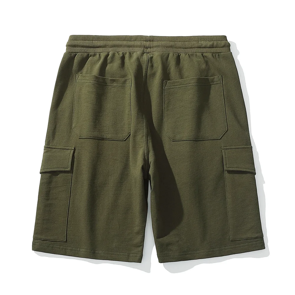 New Arrivals Cargo Shorts Cotton Fleece Athletic Basketball Blank Multiple Pockets Fitness Sports Workout For Men