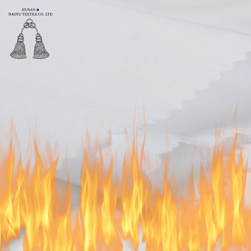 High quality woven fireproof fabric flame retardant cotton fabric of workwear