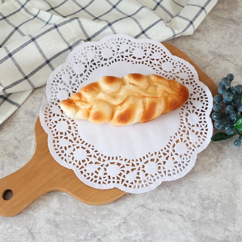 8.5' Disposable Paper Doilies Round Lace Paper Doilies Placemats Paper Mats