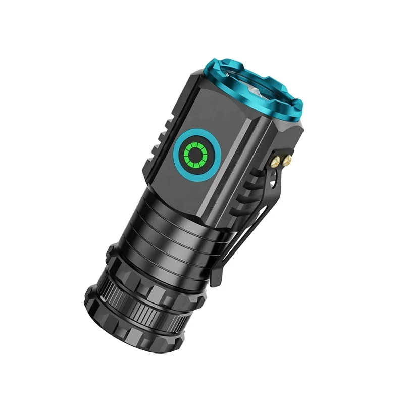 Super bright mini portable flashlight outdoor cap lamp Strong light long-distance flashlight