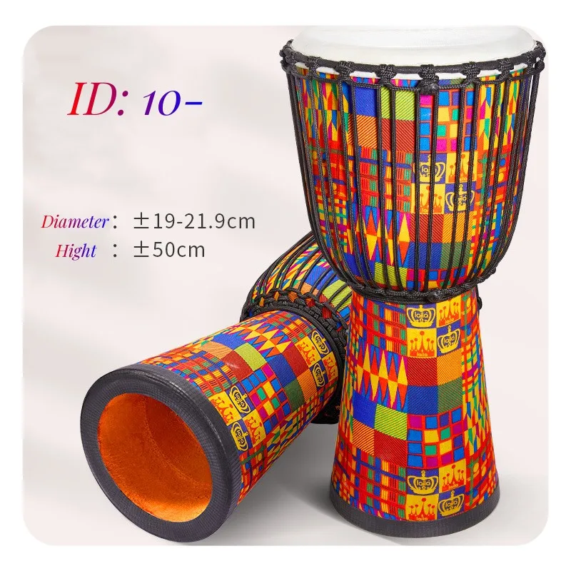 JELO SLG-AD-10-1 8-дюймовая Заводская поставка djembe Африканский барабан из козьей кожи Профессиональный Большой для детей