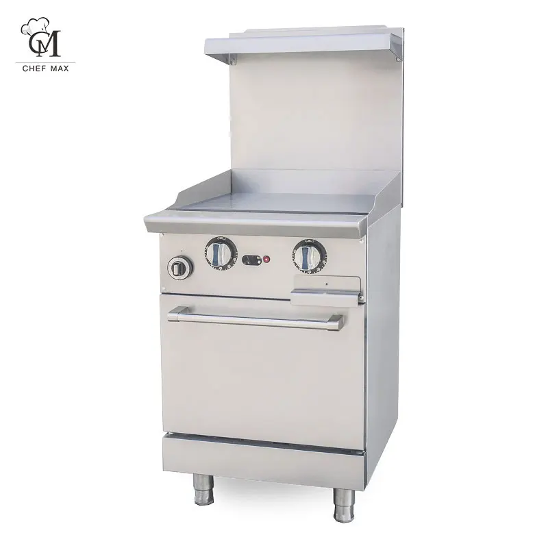 Kitchen Equipments Steel Stainless 4 6 Burner Gas Cooker with Oven 4-burner Gas Range Convection Freestanding Chefmax CN;GUA >=5