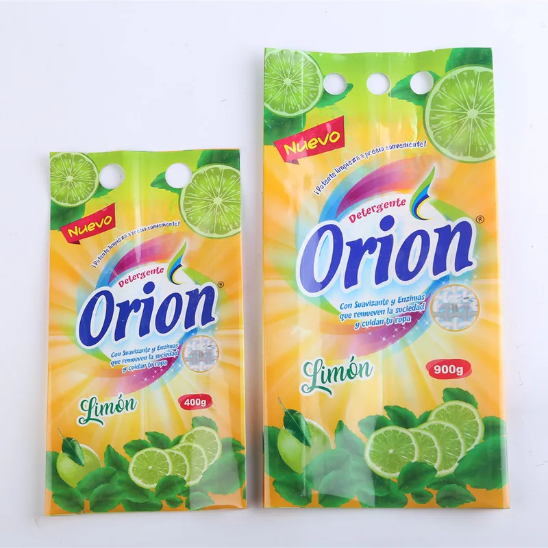 Lemon Scented Lemon Perfume Laundry Detergent Powder Disposable Washing Powder Production Line