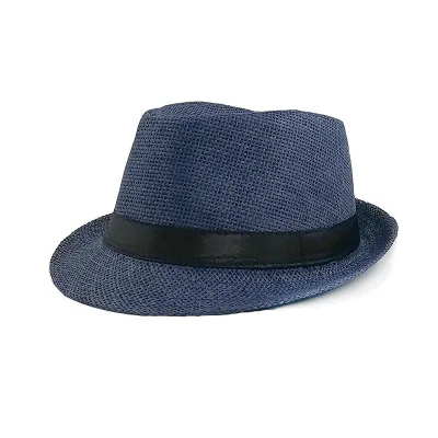 
L621 Fashion Womens Mens Unisex Fedora Trilby Cap Summer Beach Sun Straw Panama Hat 