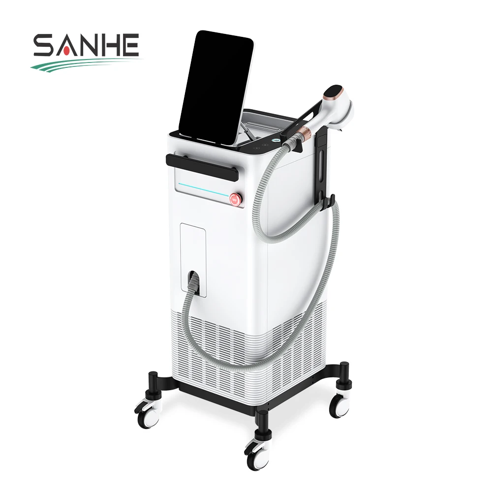 4 Exchangeable Spot Size With 3000W High Power Handle Diode Laser 755 808 1064 Hair Removal Machine For Permanent Hair Removal