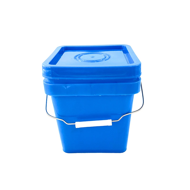 Supply 2L 4L 5L 8L 10L 15L 18L 20L square plastic bucket in food grade