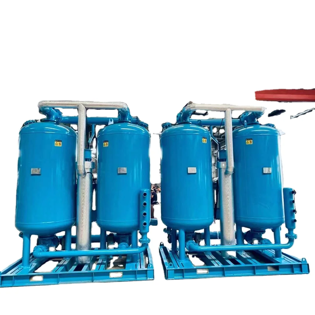 Air Flow 75m3/min Low Dew Point -40 Degree  Micro Heat Regeneration Adsorption Dryer