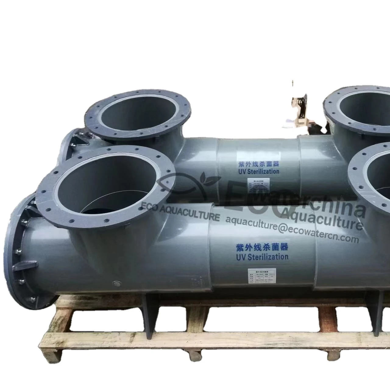 ECO PVC UV  sterilizer for hatchery system indoor RAS aquaculture fish farm equipment