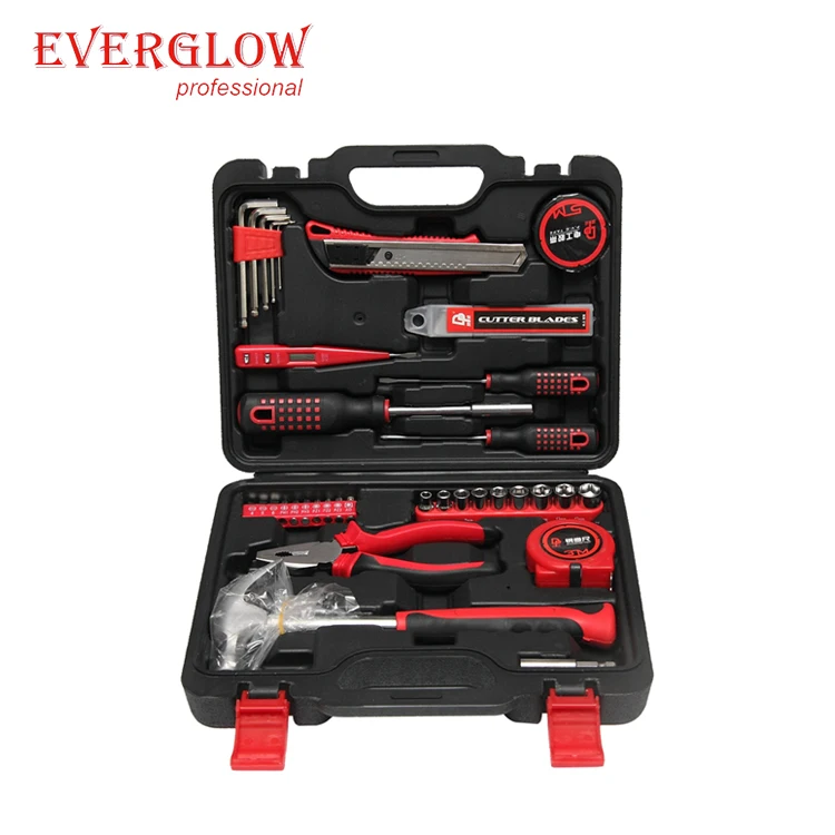High Quality Wholesale Price High Grade China Master Mechanic Small Tool Set with pliers,knife,tape measure,screwdriver