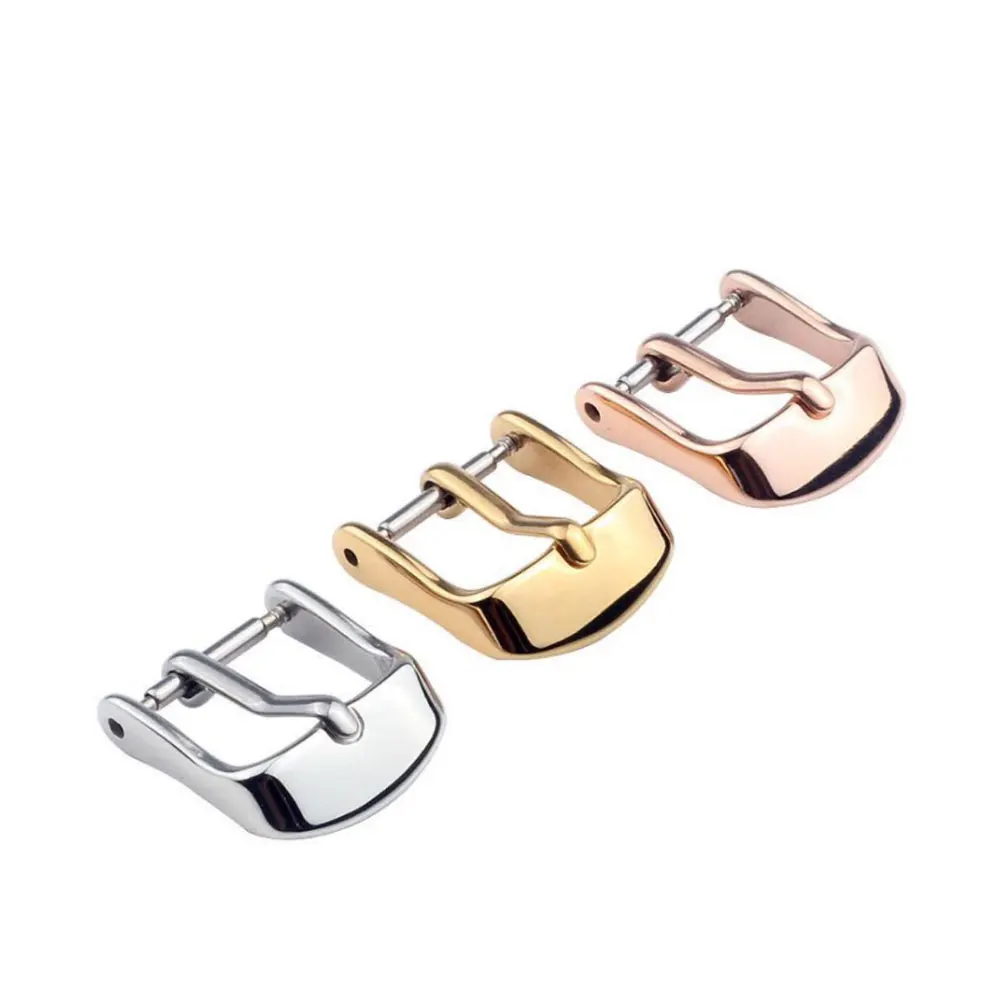 16mm 18mm 20mm 24 mm adjustable metal clasp watch band leather deployment watch clasp parts