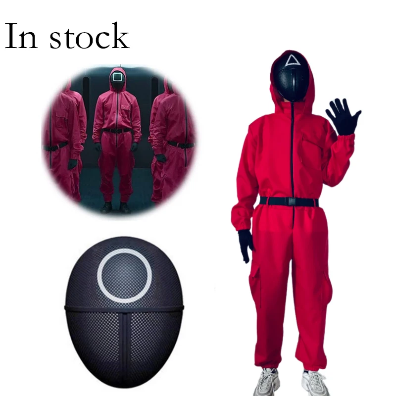 2021 Hot Korean Thriller TV Series Horror Squid Game Cosplay Halloween Mask masque squid game