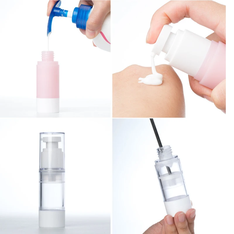 15/30/50/100ml Clear Frosted Airless Bottle Cosmetic Spray Vacuum Pump Bottle