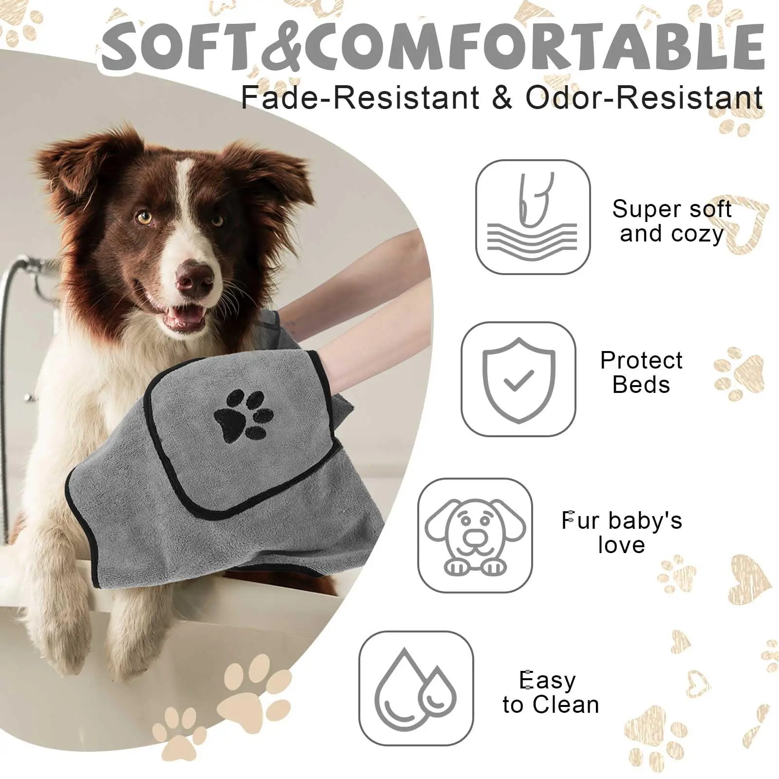 Wholesale quick dry bath dry dog towel