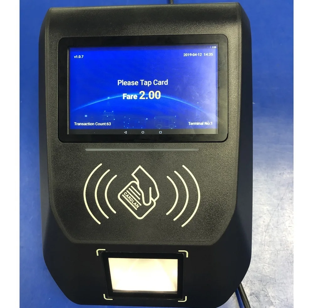 Factory Bus nfc pos payment terminal/cashless Payment system Device