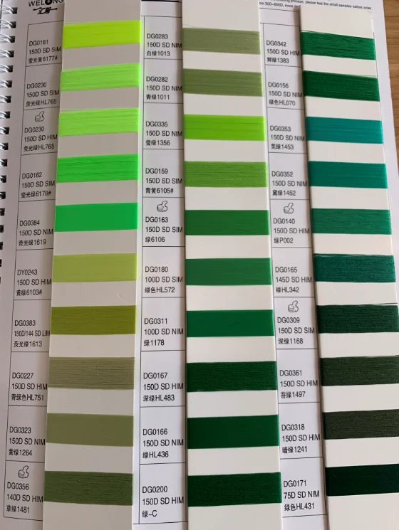 Конкурентоспособная цена хорошее качество 100 Pct пряжа из полиэфирного волокна 150D 100% полиэстер Dty 150/48 цветной пряжи 15048