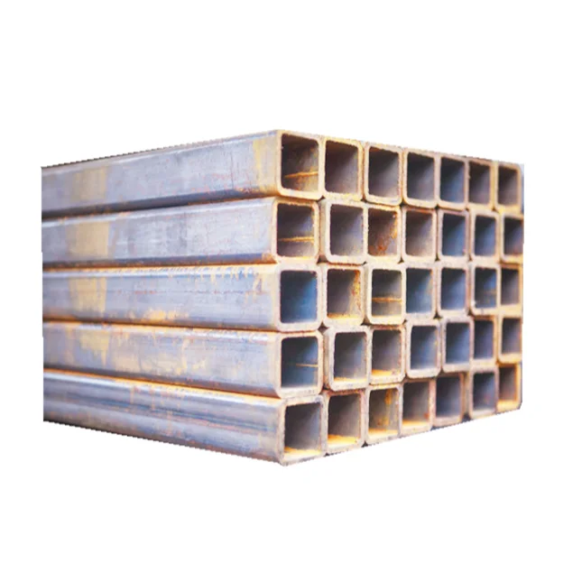 ERW Mild Steel / Hot Rolled Black Welded Square Structural Hollow Section Shape Steel Pipe/Tube (1600517932591)