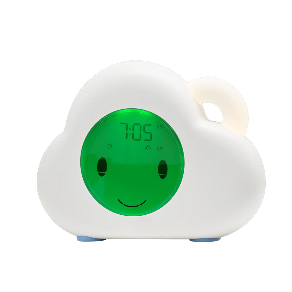 New model  Training Night Light kids sleep trainer portable Rechargeable Moon wake up alarm clock
