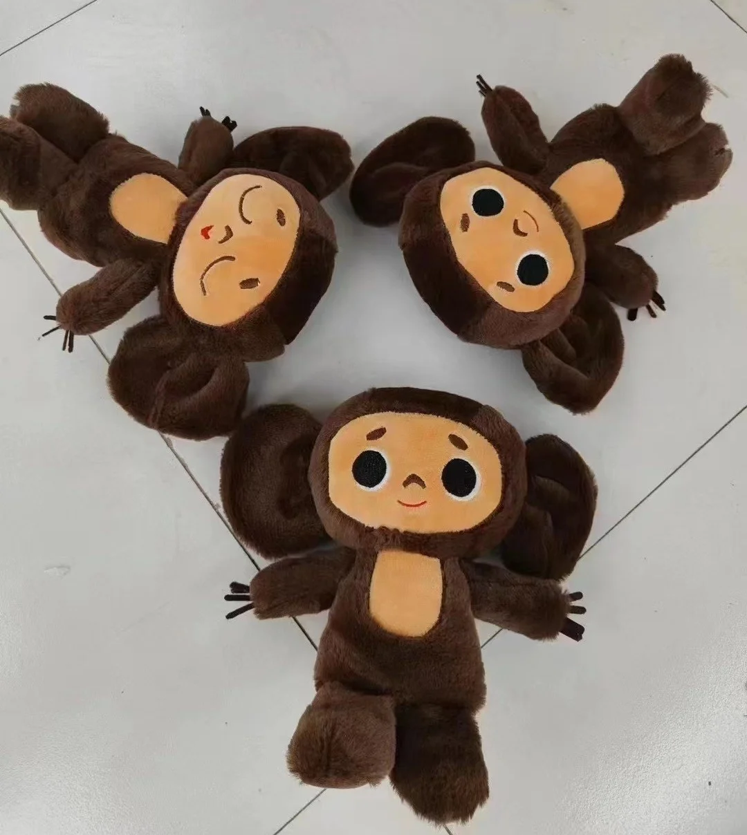 Factory Wholesale 18/20/25/30/40/50cm Russian Soft Cheburashka Plush Toy Big Ears Monkey anime Stuffed Animal