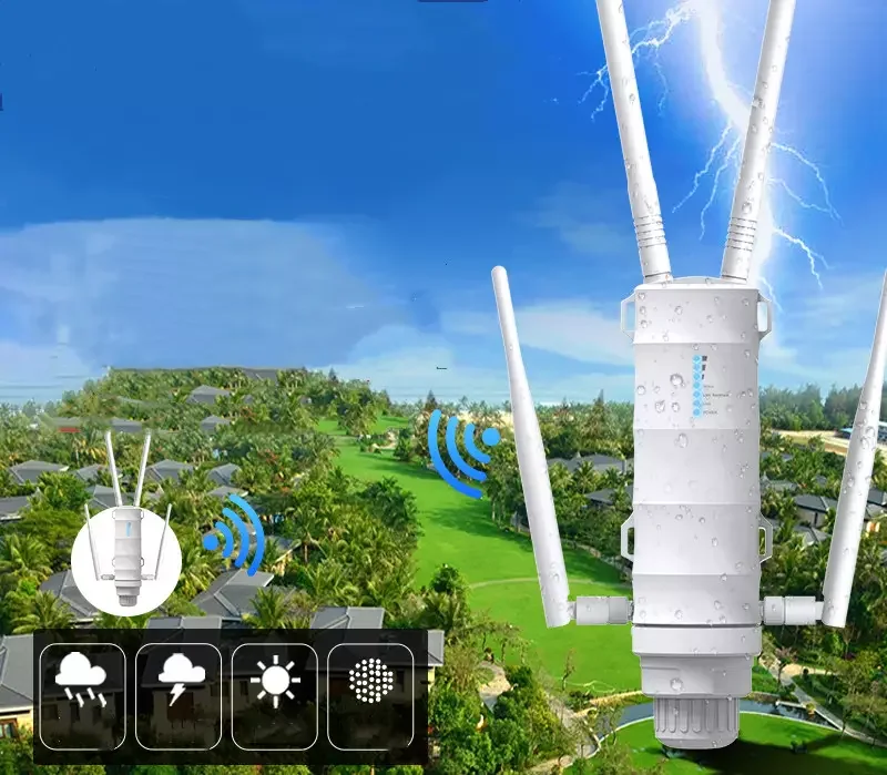 WiFi Mesh 600mbps 1200mbps Wifi Repeater Access Point  200m Outdoor Wireless Bridge CPE Waterproof Long Range Wifi Extender