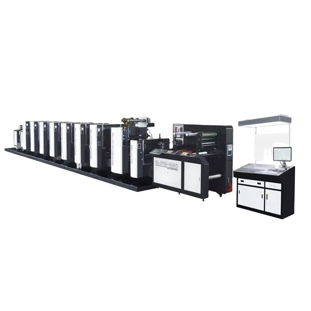 WJPS-350D Shaftless Offset Intermittent Rotary Label Printing Machine Semi-rotary