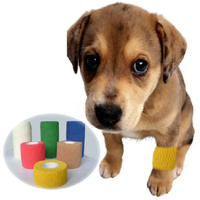 
SENOLO: Animal Horse Bird Rabbit Pets Wounds Dressing Cohesive Tape Elastic Self-Adhesive Bandage Adherent Stretch Grip Wrap 