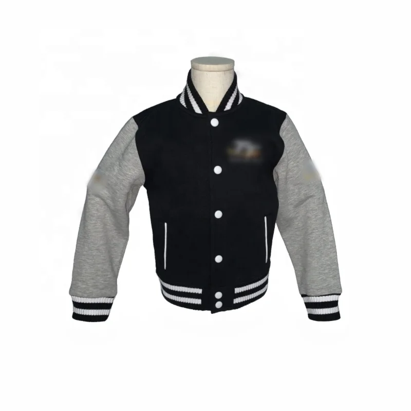 
Custom logo printed free sample Fall outdoor sports baseball Winter jacket Heated warm baby jacket with fleece 