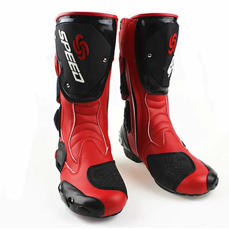 Wildmx Motorcycle Shoes Riding Racing Waterproof Breathable Leather Motorbike Motocross Boot for Women