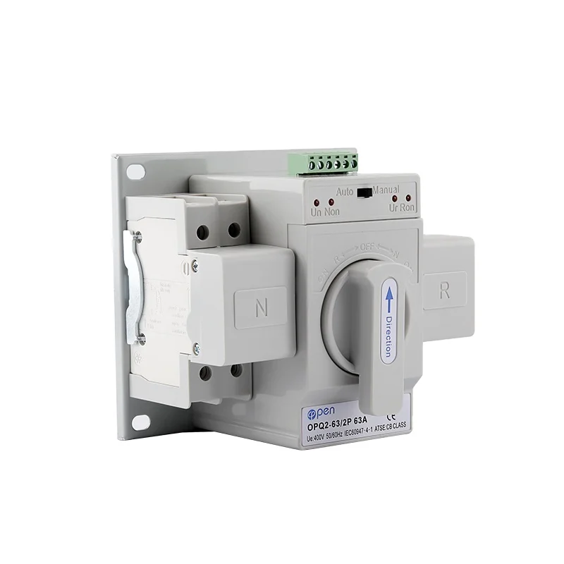 ATS 3P 4P auto transfer switch dual power automatic 63 apm 3 phase changeover switch