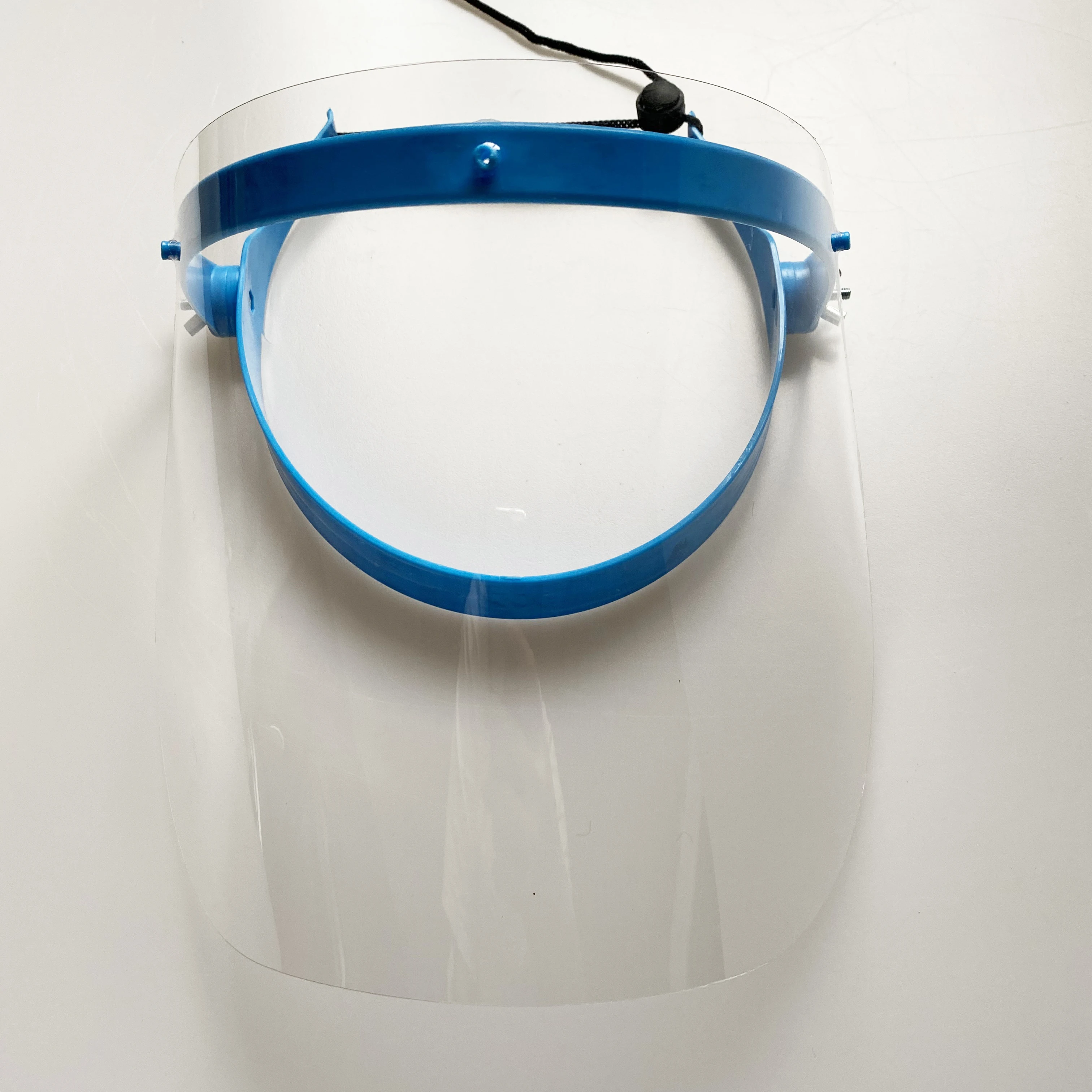 
transparent anti fog color pet face shield ANSI Z87.1, Z87+ petg polycarbonate without Aluminum bound visor 