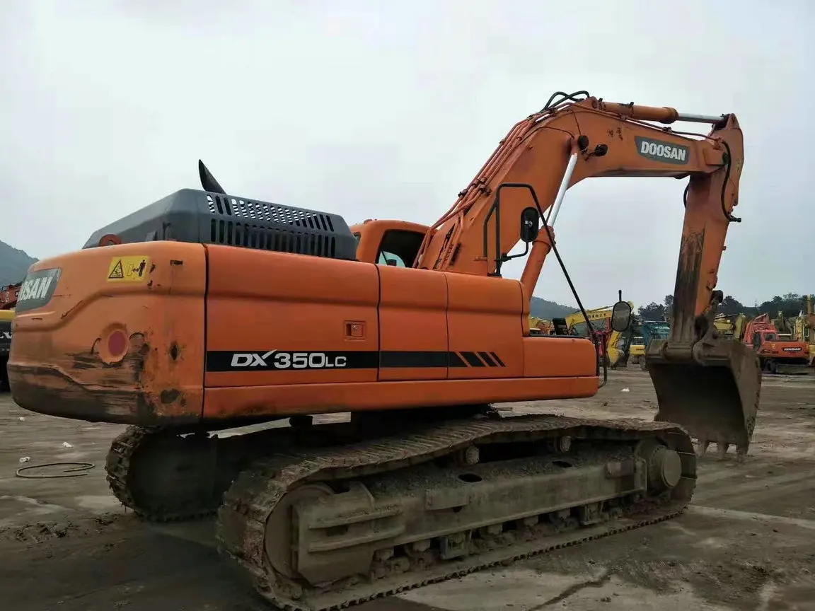 DOOSAN DX350 Used excavators 35ton Large mining excavator crawler Backhoe excavator DH DX 350 DX350LC-9  for sale