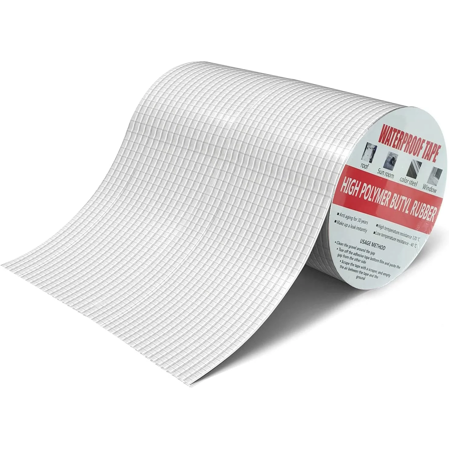 Roofing Flashing Aluminum Hot Melt Water Proof Rubber butyl Tape Lakban Anti Bocor