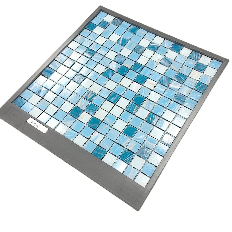 New design building material glass mosaic tiles swimming pool