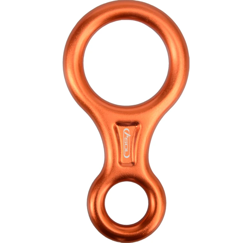 
Outdoor Mountaineering Downhill Cable Drop Rope Drop Rock Climbing Equipment Eight-character Ring Descender Device 
