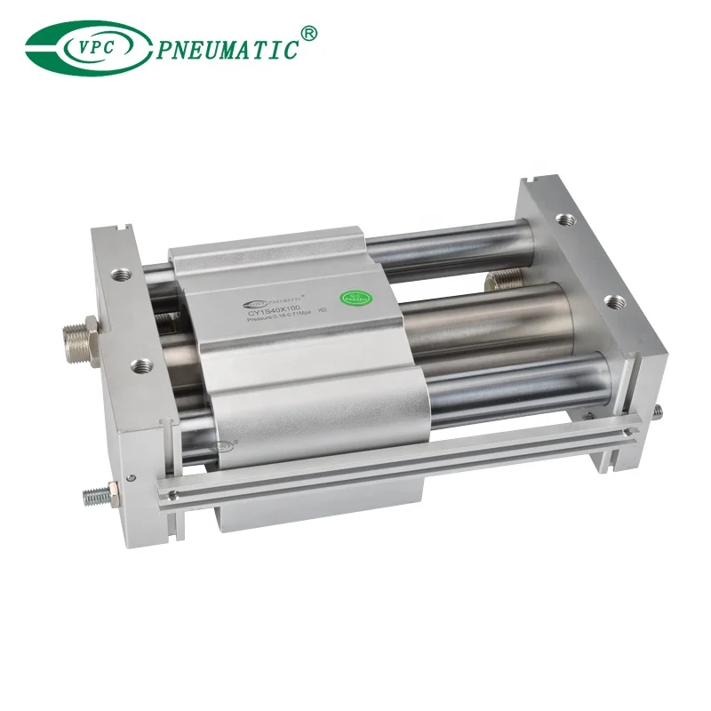 SMC CY1S Magnetically Coupled Pneumatic Air Rodless Cylinder