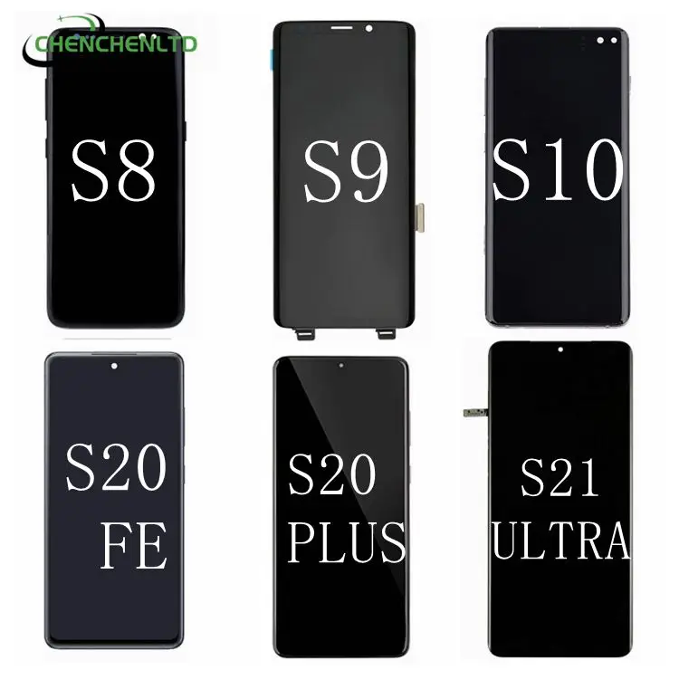 Сменный сенсорный ЖК-экран Super Amoled для Samsung S7 S9 S8 S10 Plus S20
