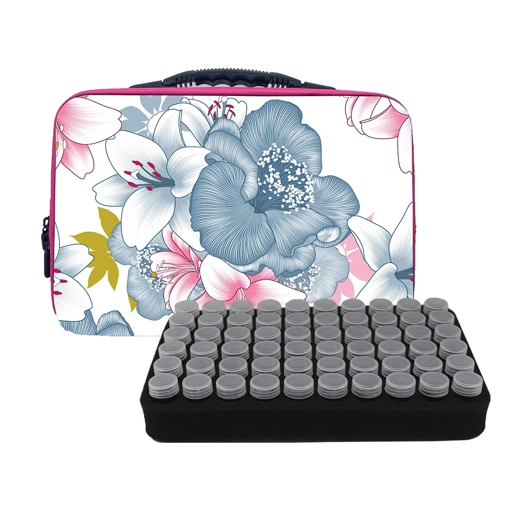 Аксессуары для алмазной живописи «сделай сам» 5D сумка хранения бутылки из бисера контейнер баночка чехол на молнии