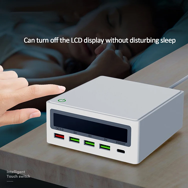 
OEM Customize Logo USB C 100W Type C USB Charger QC 3.0 PD 3.0 65W Smart Charger for MacBook laptop Huawei USB C PD Charger 