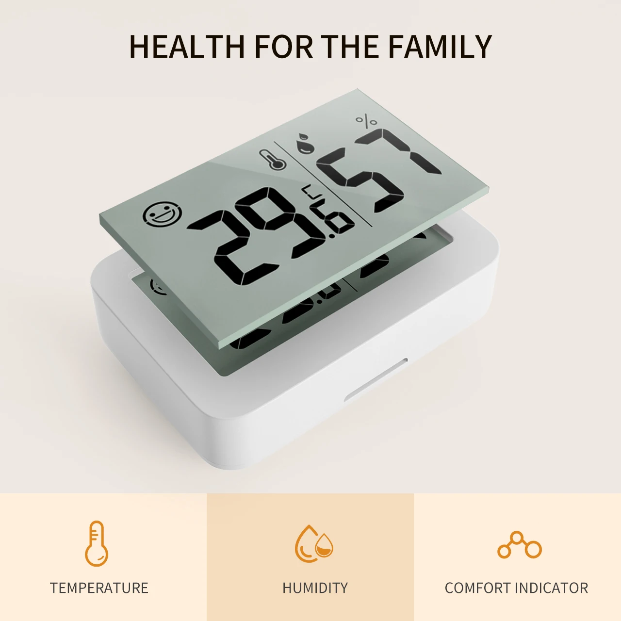 Mini Temperature Sensor LCD Car Digital Thermometer Hygrometer Temperature Indoor Outdoor Humidity Meter Gauge Instruments