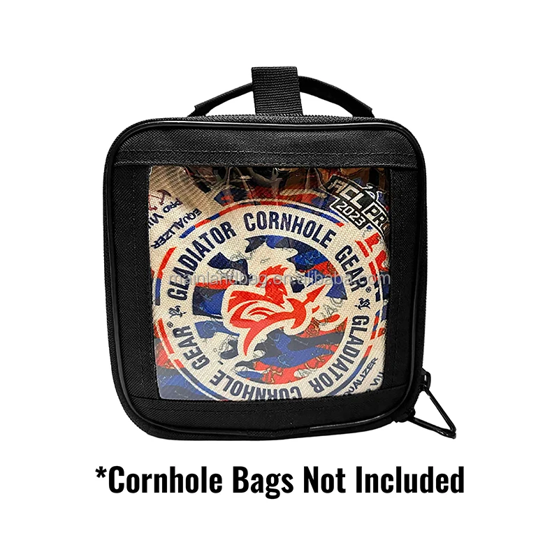 Outdoor Cornhole Bag Carrying Case Holds 4 Corn Hole Bags Organizer Game Bag