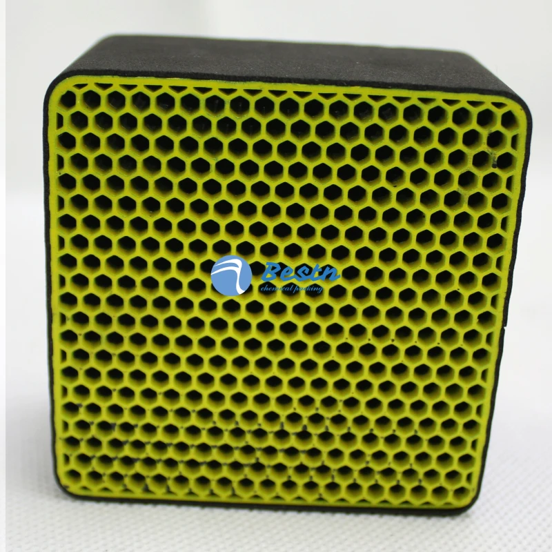 100X100X50mm 50x50x50mm Waterproof New Style Green Honeycomb Activated Carbon Cube for Deodorization and Air Purification