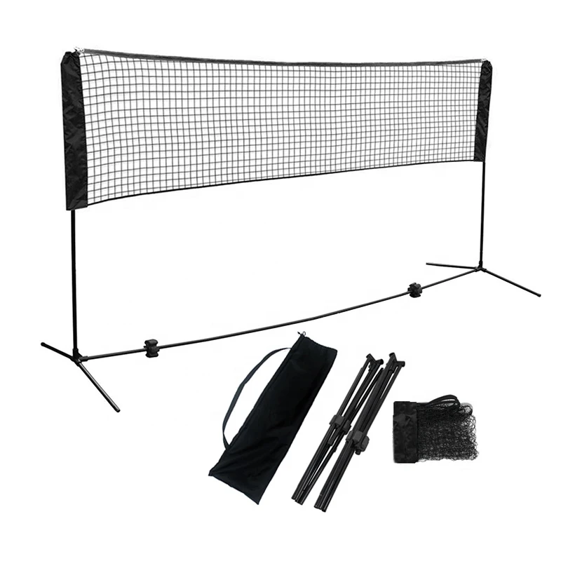 Hot sale cheap price adjustable portable tennis net foldable practice tennis net professional standard competition tennis net