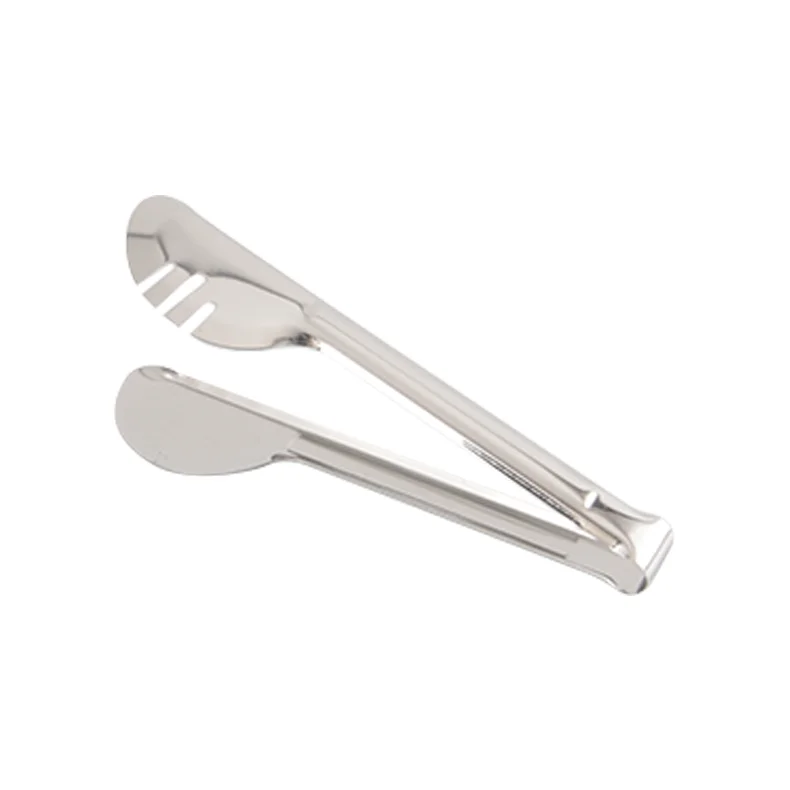 Stainless Steel Multi-Function Barbecue Tools Kitchen Gadgets Grill Clip Round Tongs For Snacks Meat Bread Fruit