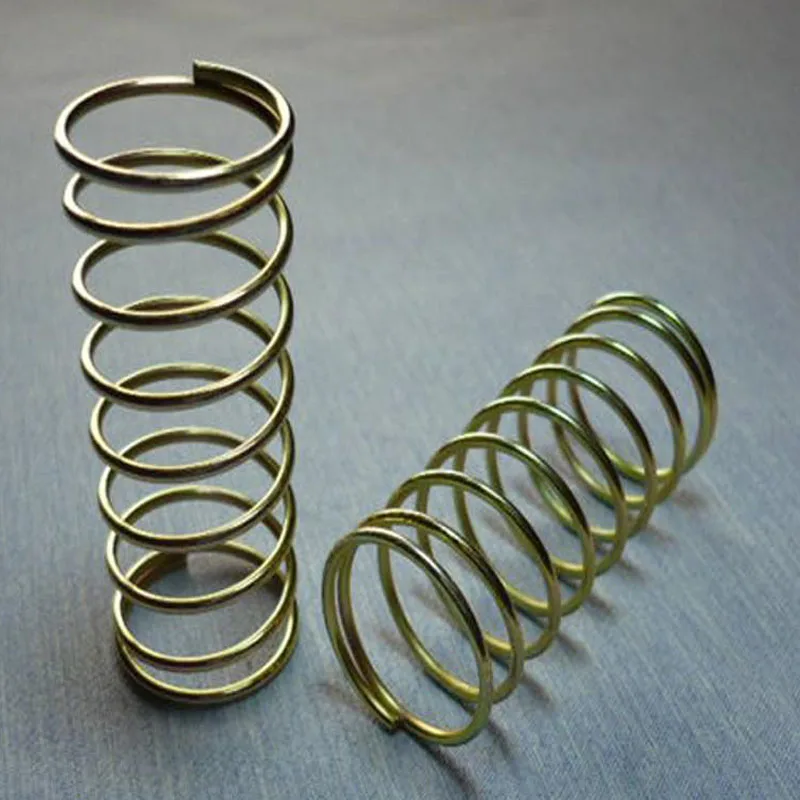 Wholesale Custom metal spiral prings steel compression spring steel heavy duty coil spring with both end flat for spiral spring
