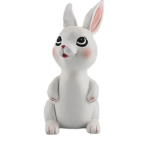 Resin Rabbit With Standing for Easter decoration Easter 2021 decoration easter toys (1600164531037)