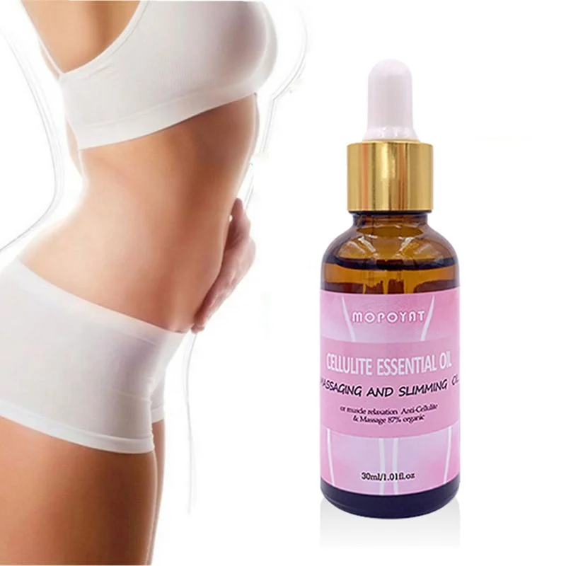 Private Label Hot Belly Fat Burning Body Anti-cellulite Oil For Body Massage 30 ml Essential Oil
