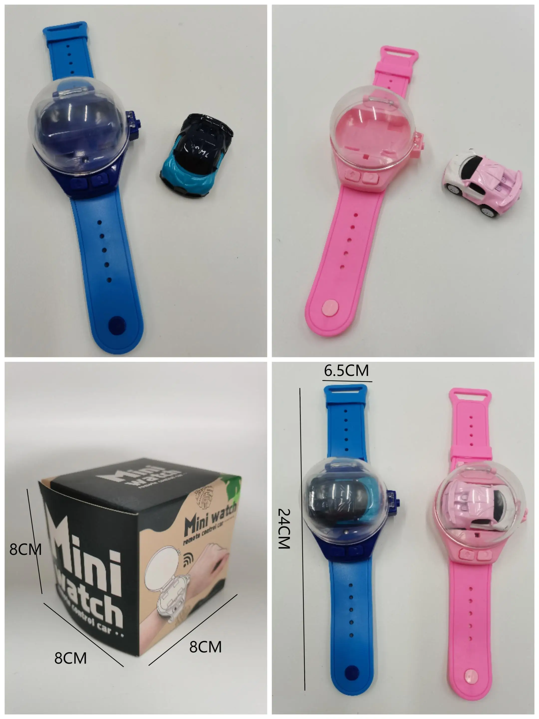 RC Mini Watch Car Toys with Watch Remote Control for Kids