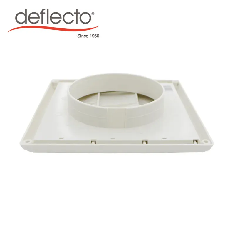 Premium Exterior Wall HVAC Plastic Cover Vent Louvered Grilles Vents UV White Air Dryer Pipe Ventilation Not Fixed Grilles