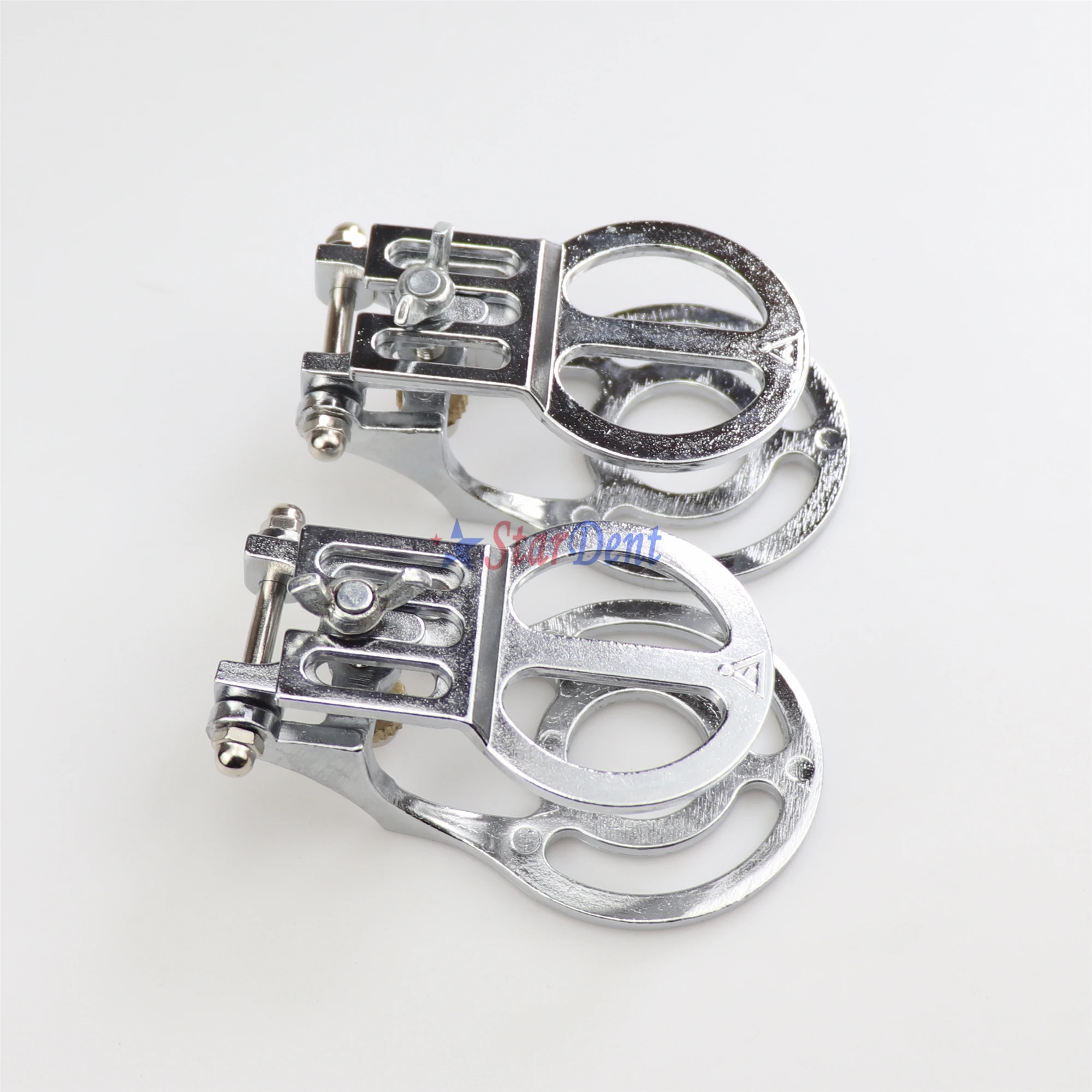 Good Quality Dental Lab Full Denture Articulator Stainless Steel Occluding Frame Set Arch Adjustable Full Mouth Frame