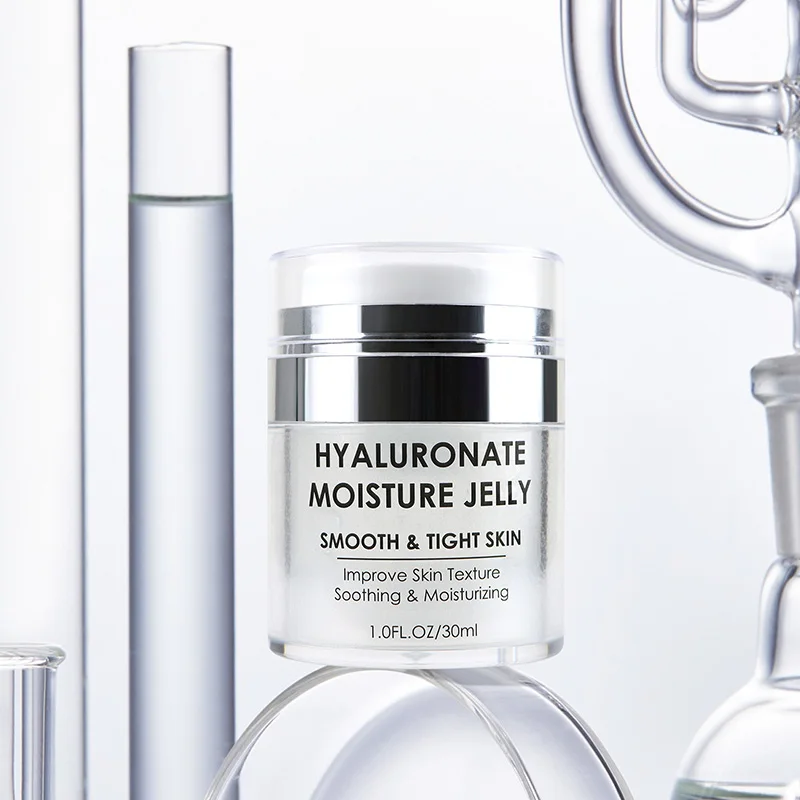 Facial Hyaluronate Moisture Jelly Cream - Enriched With Botanical Extracts For Locking Moisture & Softening Skin