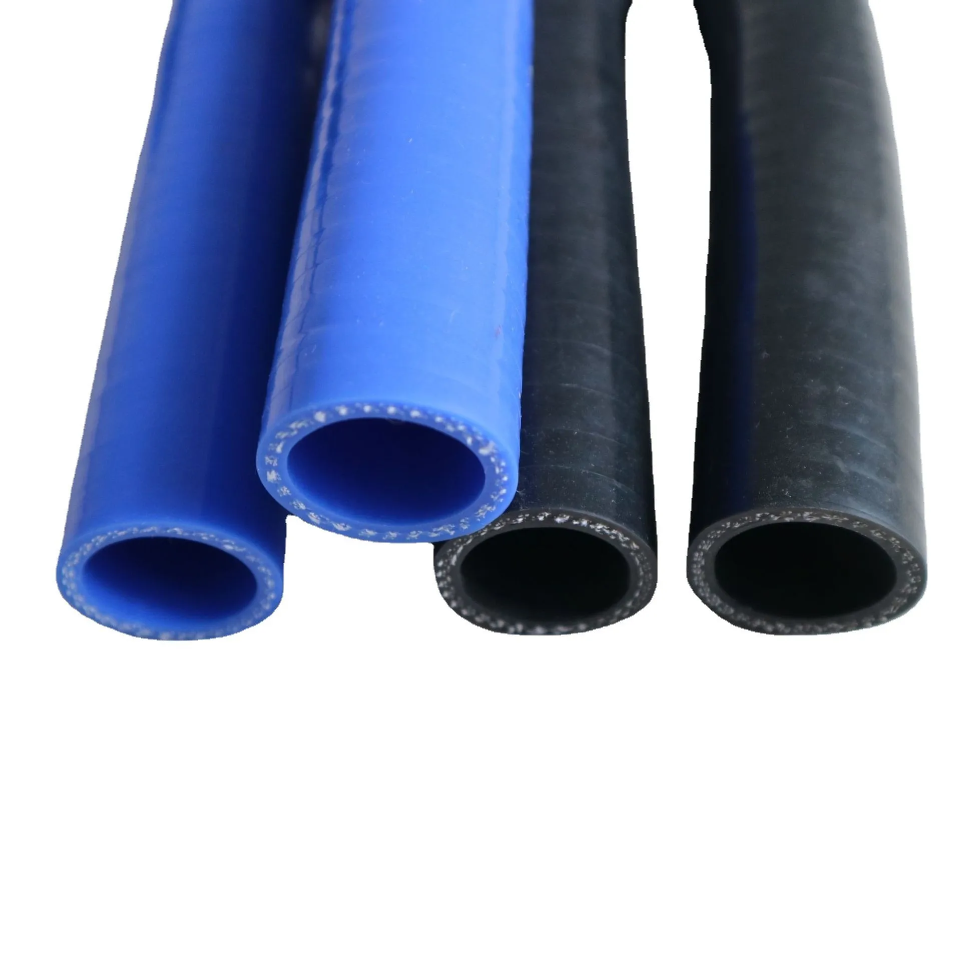 High Performance Heat resistant U T S shape braided silicone hose 180 degree elbow silicon rubber hose